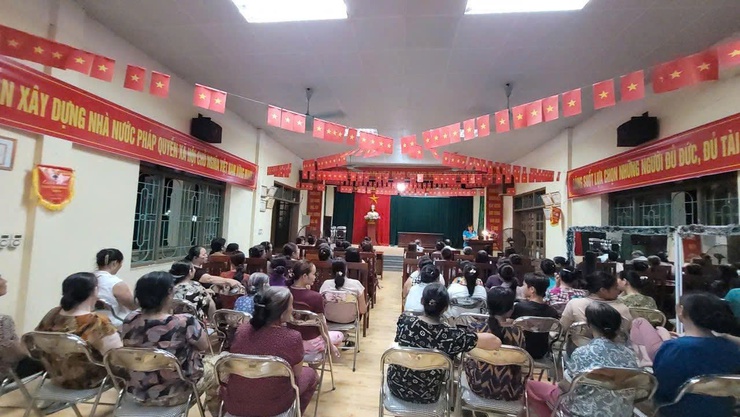 HỘI LIÊN HIỆP PHỤ NỮ XÃ THANH OAI ĐẨY MẠNH TUYÊN TRUYỀN, TẠO SỰ ĐỒNG THUẬN TRONG THỰC HIỆN DỰ ÁN KHU ĐÔ THỊ THỂ THAO OLYMPIC TẠI THÔN KIM LÂM- Ảnh 1.
