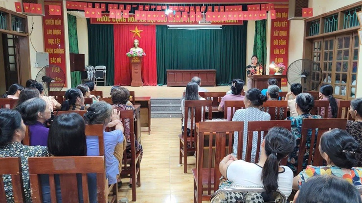 HỘI LIÊN HIỆP PHỤ NỮ XÃ THANH OAI ĐẨY MẠNH TUYÊN TRUYỀN, TẠO SỰ ĐỒNG THUẬN TRONG THỰC HIỆN DỰ ÁN KHU ĐÔ THỊ THỂ THAO OLYMPIC TẠI THÔN KIM LÂM- Ảnh 2.