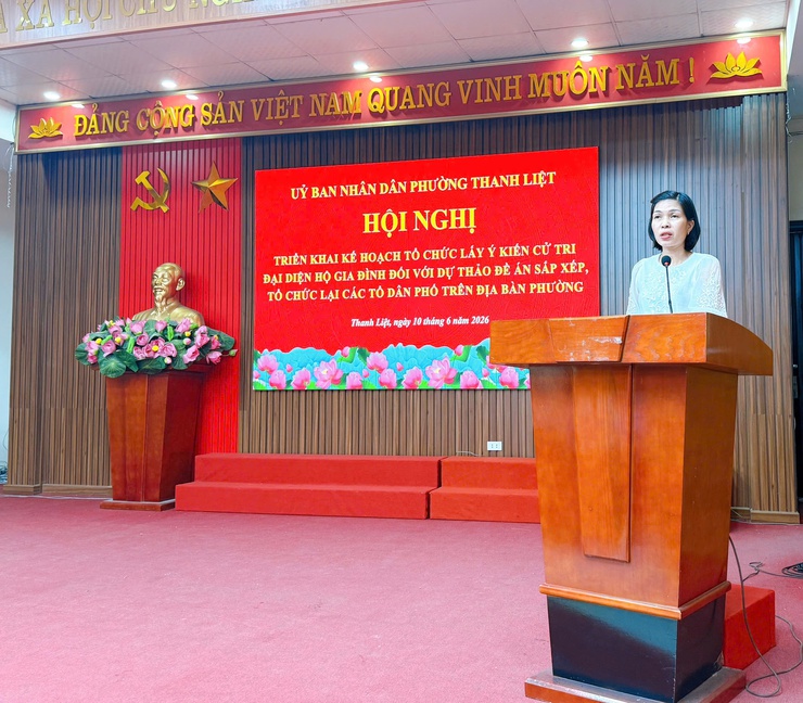 Phường Thanh Liệt triển khai lấy ý kiến cử tri về sắp xếp, tổ chức lại các tổ dân phố- Ảnh 4.
