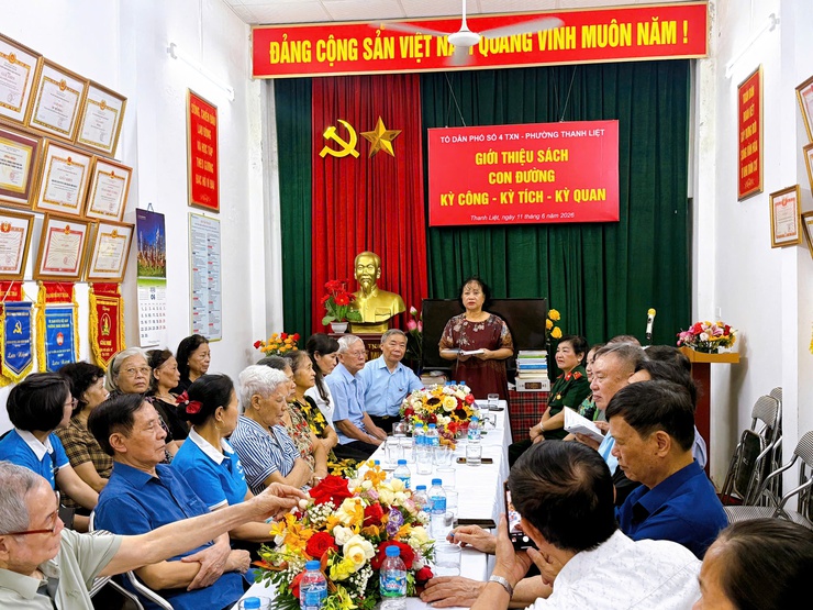 TDP số 4 Thanh Xuân Nam, phường Thanh Liệt lan tỏa giá trị lịch sử, giáo dục truyền thống cách mạng- Ảnh 8.