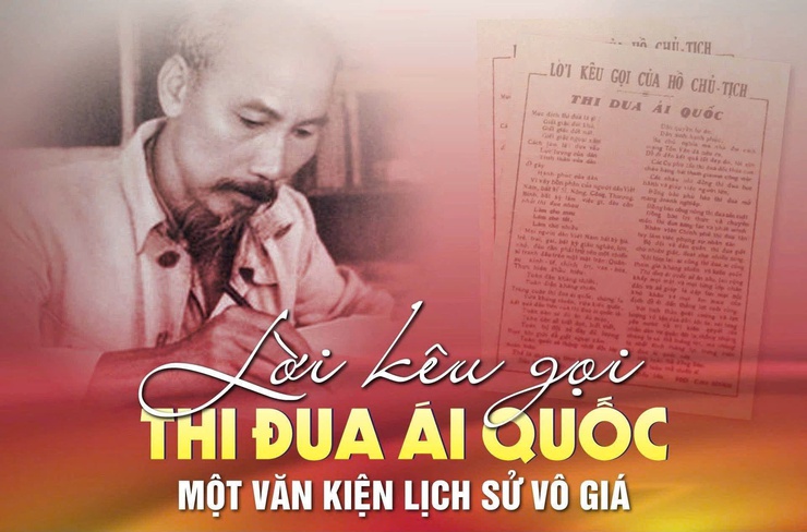 KỶ NIỆM 78 NĂM NGÀY CHỦ TỊCH HỒ CHÍ MINH RA LỜI KÊU GỌI THI ĐUA ÁI QUỐC (11/6/1948 - 11/6/2026)
THI ĐUA LÀ YÊU NƯỚC, YÊU NƯỚC THÌ PHẢI THI ĐUA THEO TƯ TƯỞNG HỒ CHÍ MINH- Ảnh 1.