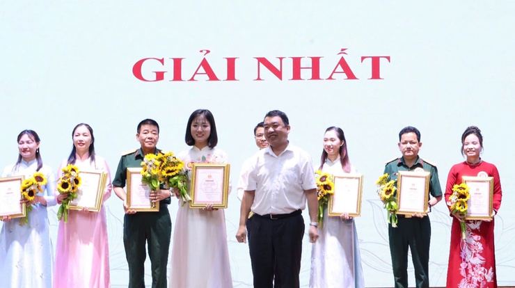 Sôi nổi Hội thi Báo cáo viên, Tuyên truyền viên giỏi tại Vân Đình- Ảnh 7.