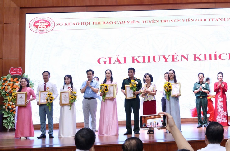 Sôi nổi Hội thi Báo cáo viên, Tuyên truyền viên giỏi tại Vân Đình- Ảnh 8.
