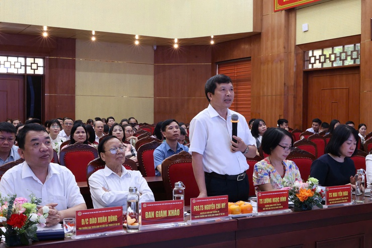 Sôi nổi Hội thi Báo cáo viên, Tuyên truyền viên giỏi tại Vân Đình- Ảnh 4.