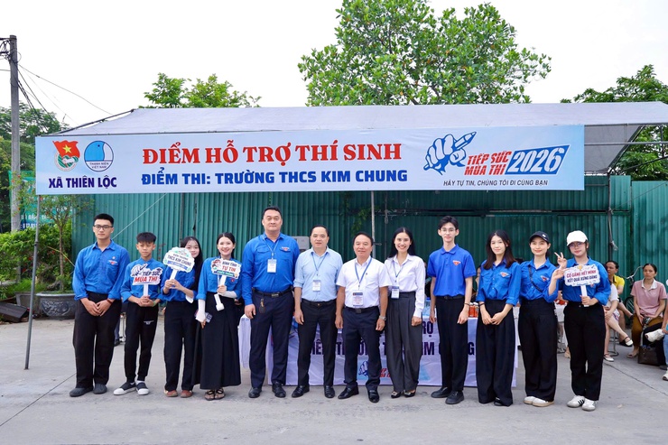 1.704 thí sinh tham dự kỳ thi tốt nghiệp THPT năm 2026 tại 3 điểm thi trên địa bàn xã Thiên Lộc- Ảnh 3.