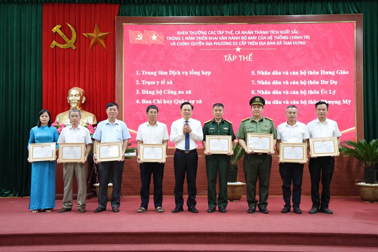 Xã Tam Hưng – Một năm khẳng định hiệu quả trong vận hành mô hình chính quyền địa phương hai cấp- Ảnh 9.