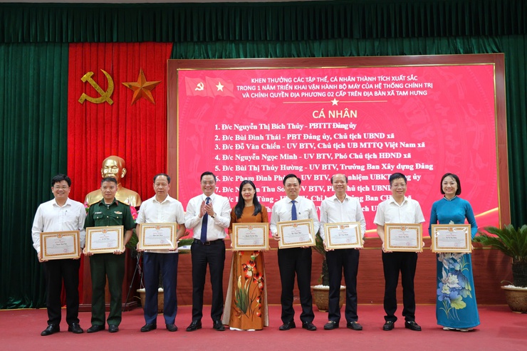 Xã Tam Hưng – Một năm khẳng định hiệu quả trong vận hành mô hình chính quyền địa phương hai cấp- Ảnh 10.