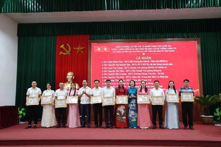 Xã Tam Hưng – Một năm khẳng định hiệu quả trong vận hành mô hình chính quyền địa phương hai cấp- Ảnh 12.
