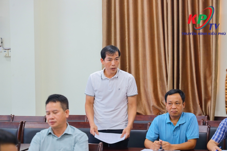 Thường trực Đảng ủy xã Kiều Phú giao ban với UBND xã về kết quả giải quyết phản ánh, kiến nghị của công dân trong lĩnh vực đất đai- Ảnh 6.