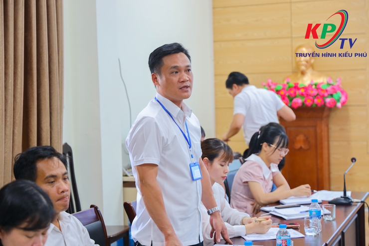 Thường trực Đảng ủy xã Kiều Phú giao ban với UBND xã về kết quả giải quyết phản ánh, kiến nghị của công dân trong lĩnh vực đất đai- Ảnh 8.