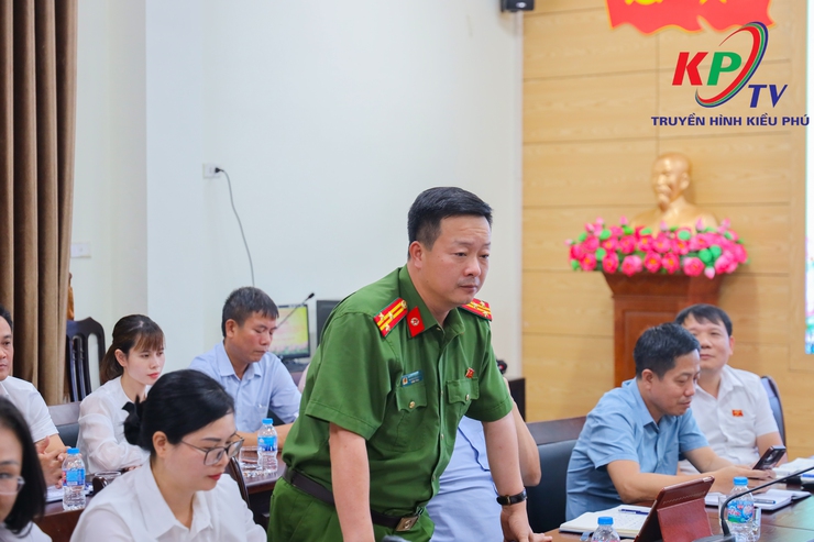 Thường trực Đảng ủy xã Kiều Phú giao ban với UBND xã về kết quả giải quyết phản ánh, kiến nghị của công dân trong lĩnh vực đất đai- Ảnh 15.