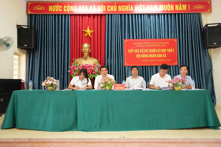 Tổ đại biểu số 4 HĐND xã Liên Minh tiếp xúc cử tri trước kỳ họp thứ 2 HĐND xã khóa II, nhiệm kỳ 2026 - 2031- Ảnh 1.