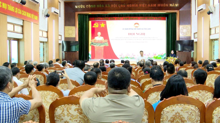 Ủy ban MTTQ Việt Nam xã Thư Lâm tổ chức Hội nghị Tổng kết vận động Ủng hộ Quỹ Vì biển đảo Việt Nam và triển khai kế hoạch vận động Ủng hộ Quỹ Đền ơn đáp nghĩa năm 2026- Ảnh 8.