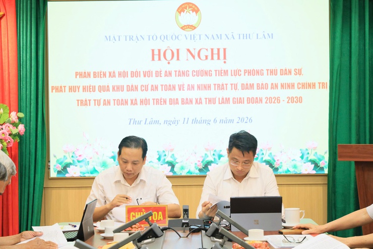 Hội nghị phản biện xã hội đối với Đề án “Tăng cường tiềm lực phòng thủ dân sự, phát huy hiệu quả khu dân cư an toàn về an ninh trật tự, bảo đảm an ninh chính trị, trật tự an toàn xã hội"- Ảnh 15.