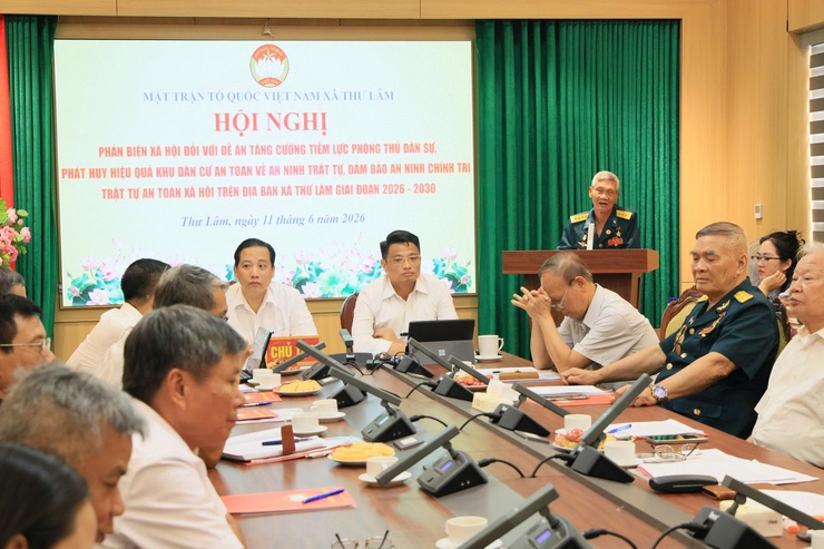 Hội nghị phản biện xã hội đối với Đề án “Tăng cường tiềm lực phòng thủ dân sự, phát huy hiệu quả khu dân cư an toàn về an ninh trật tự, bảo đảm an ninh chính trị, trật tự an toàn xã hội"- Ảnh 14.
