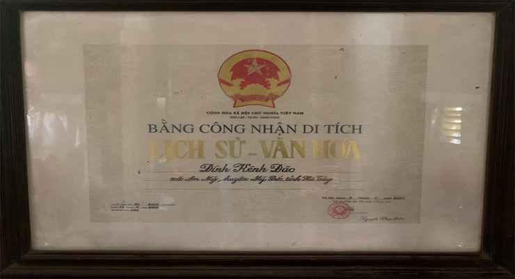 ĐÌNH KÊNH ĐÀO – DI TÍCH LỊCH SỬ, KIẾN TRÚC NGHỆ THUẬT TIÊU BIỂU CỦA XÃ HỒNG SƠN- Ảnh 2.