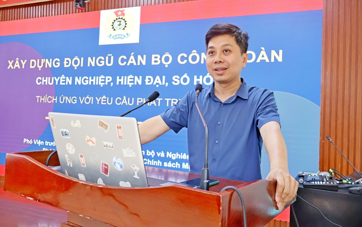 Công đoàn xã Đoài Phương tập huấn cán bộ công đoàn và sơ kết công tác 6 tháng đầu năm 2026- Ảnh 1.