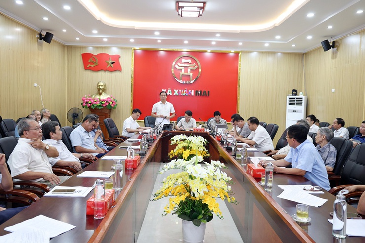 Xuân Mai lấy ý kiến đóng góp vào dự thảo Đề án sắp xếp thôn trên địa bàn xã- Ảnh 10.