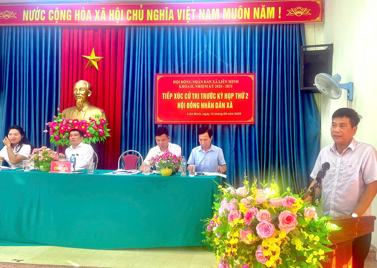 Tổ đại biểu số 4 HĐND xã Liên Minh tiếp xúc cử tri trước kỳ họp thứ 2 HĐND xã khóa II, nhiệm kỳ 2026 - 2031- Ảnh 4.