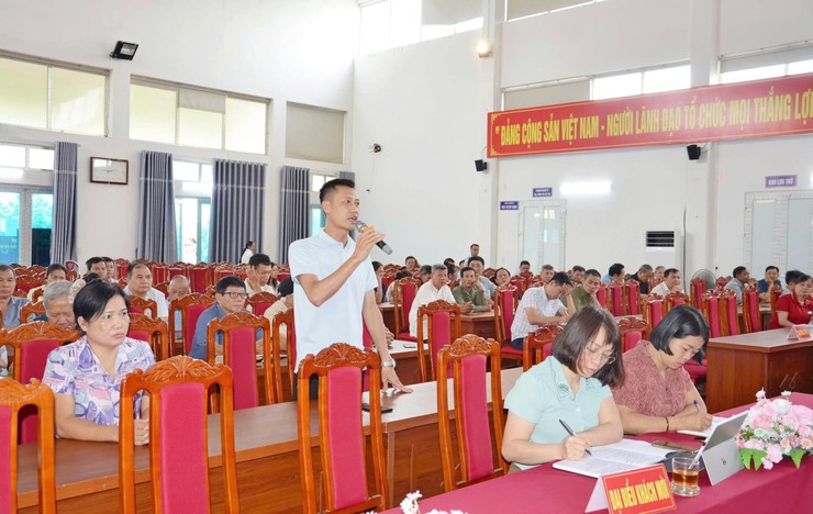 Đại biểu HĐND phường Tùng Thiện hoàn thành công tác tiếp xúc cử tri trước kỳ họp thứ 2 - Ảnh 6.