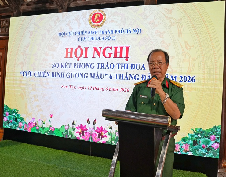 CỤM THI ĐUA SỐ 11 – HỘI CCB THÀNH PHỐ HÀ NỘI SƠ KẾT PHONG TRÀO "CỰU CHIẾN BINH GƯƠNG MẪU" 6 THÁNG ĐẦU NĂM 2026- Ảnh 4.