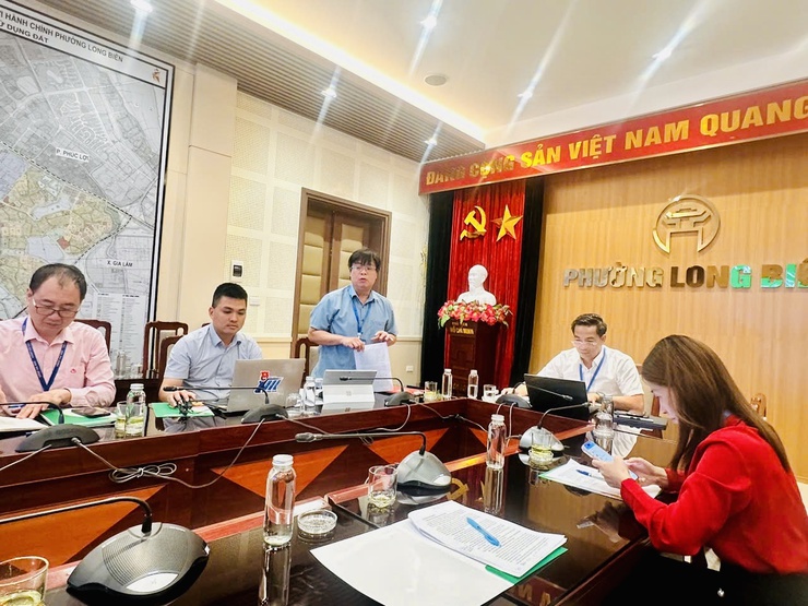 Phiên họp thường kỳ của Ban đại diện Hội đồng quản trị Ngân hàng Chính sách xã hội phường Long Biên- Ảnh 3.