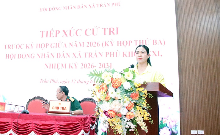 Đơn vị bầu cử số 08: đại biểu HĐND xã&nbsp;tiếp xúc cử tri trước kỳ họp giữa năm 2026- Ảnh 5.