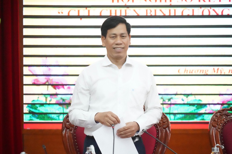 Cụm thi đua số 8 Hội Cựu chiến binh thành phố Hà Nội sơ kết phong trào thi đua “Cựu chiến binh gương mẫu” 6 tháng đầu năm 2026- Ảnh 7.