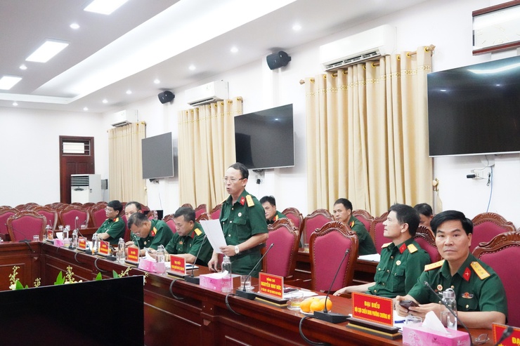 Cụm thi đua số 8 Hội Cựu chiến binh thành phố Hà Nội sơ kết phong trào thi đua “Cựu chiến binh gương mẫu” 6 tháng đầu năm 2026- Ảnh 3.
