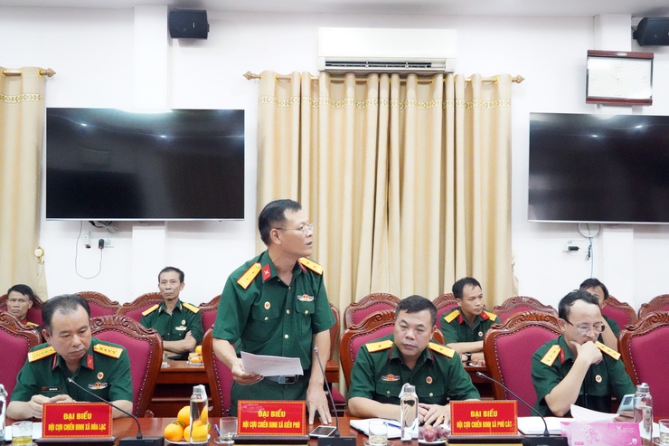 Cụm thi đua số 8 Hội Cựu chiến binh thành phố Hà Nội sơ kết phong trào thi đua “Cựu chiến binh gương mẫu” 6 tháng đầu năm 2026- Ảnh 16.