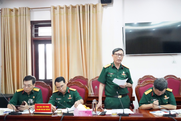 Cụm thi đua số 8 Hội Cựu chiến binh thành phố Hà Nội sơ kết phong trào thi đua “Cựu chiến binh gương mẫu” 6 tháng đầu năm 2026- Ảnh 17.