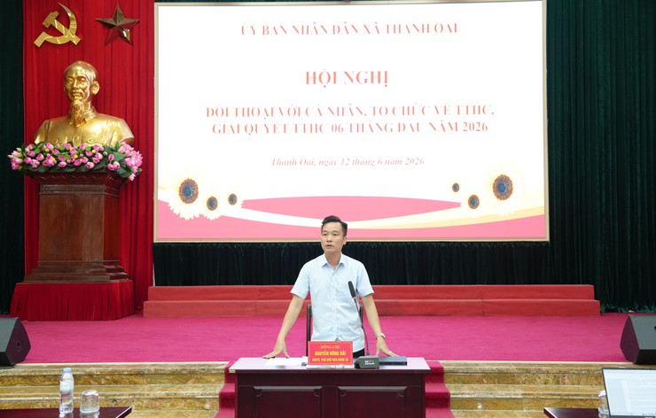 Xã Thanh Oai lắng nghe, tháo gỡ khó khăn, nâng cao chất lượng phục vụ người dân và doanh nghiệp- Ảnh 11.