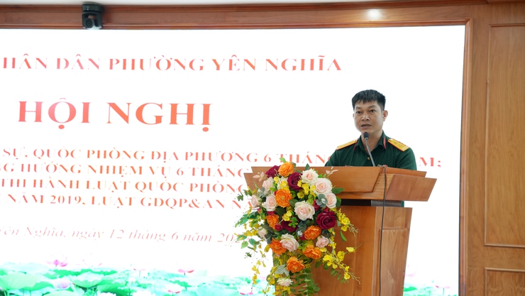 Phường Yên Nghĩa sơ kết công tác quân sự, quốc phòng 6 tháng đầu năm 2026
- Ảnh 2.