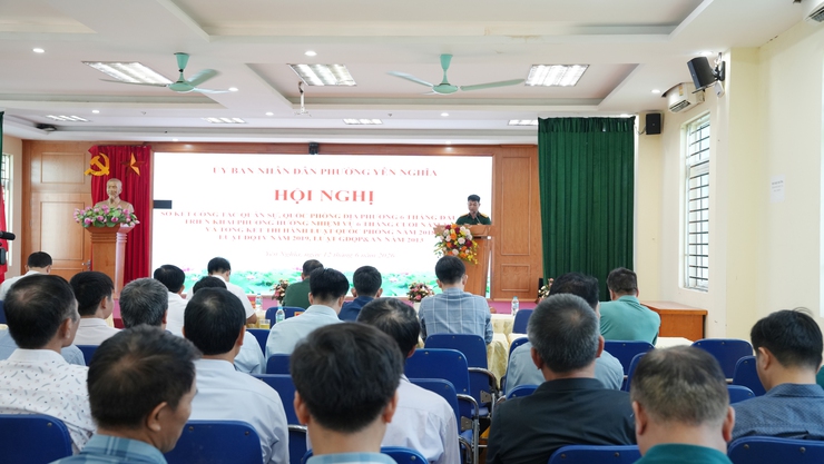 Phường Yên Nghĩa sơ kết công tác quân sự, quốc phòng 6 tháng đầu năm 2026
- Ảnh 3.