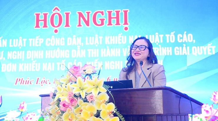 UBND xã tổ chức Hội nghị tập huấn Luật Tiếp công dân, Luật Khiếu nại, Luật Tố cáo, các Nghị định, Thông tư hướng dẫn thi hành và quy trình giải quyết đơn khiếu nại, tố cáo, kiến nghị, phản ánh- Ảnh 3.