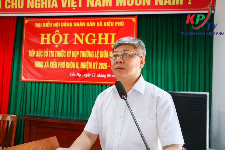 Tổ đại biểu số 3 HĐND xã Kiều Phú khoá II tiếp xúc cử tri trước kỳ họp giữa năm 2026- Ảnh 3.