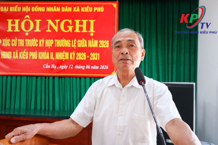Tổ đại biểu số 3 HĐND xã Kiều Phú khoá II tiếp xúc cử tri trước kỳ họp giữa năm 2026- Ảnh 6.
