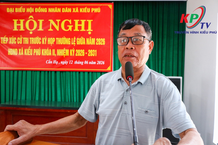 Tổ đại biểu số 3 HĐND xã Kiều Phú khoá II tiếp xúc cử tri trước kỳ họp giữa năm 2026- Ảnh 5.