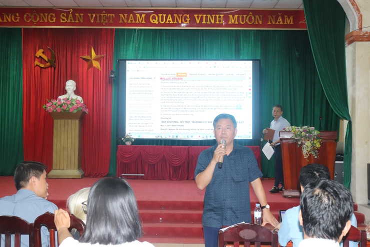 Xã Phú Xuyên tuyên truyền, phổ biến chính sách bồi thường, hỗ trợ tái định cư thực hiện Dự án trục không gian Quốc lộ 1A- Ảnh 7.