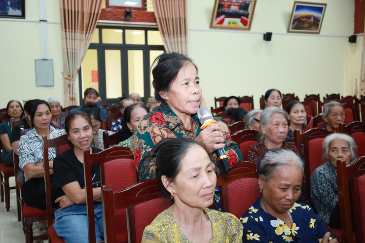Xã Minh Châu tổ chức tiếp xúc cử tri trước kỳ họp thứ Ba – HĐND xã khóa XXII, nhiệm kỳ 2026 – 2031.- Ảnh 9.