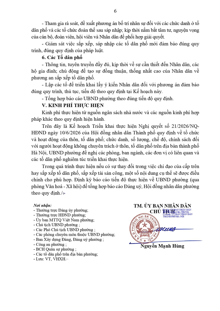 Kế hoạch triển khai thực hiện Nghị quyết số 21/2026/NQ-HĐND ngày 10/6/2026 của Hội đồng nhân dân Thành phố.- Ảnh 6.