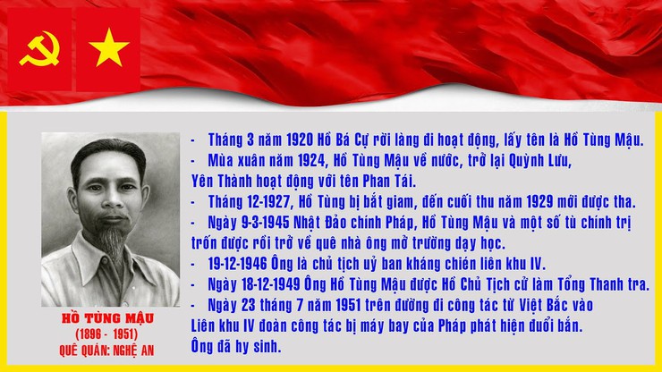 Đồng chí Hồ Tùng Mậu – Nhà lãnh đạo tài năng của Đảng- Ảnh 1.