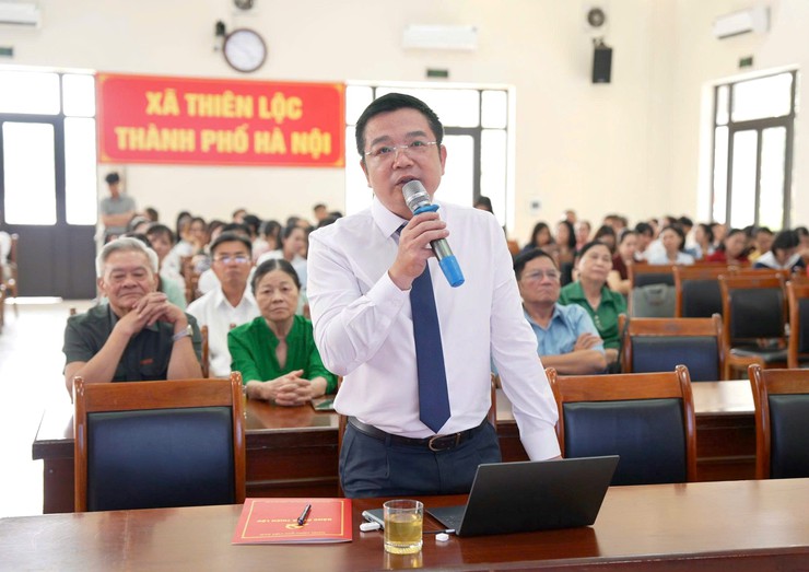 Hội nghị tập huấn phát triển hệ thống giáo dục - đào tạo trên địa bàn xã Thiên Lộc theo hướng chuẩn hóa và hội nhập quốc tế- Ảnh 11.