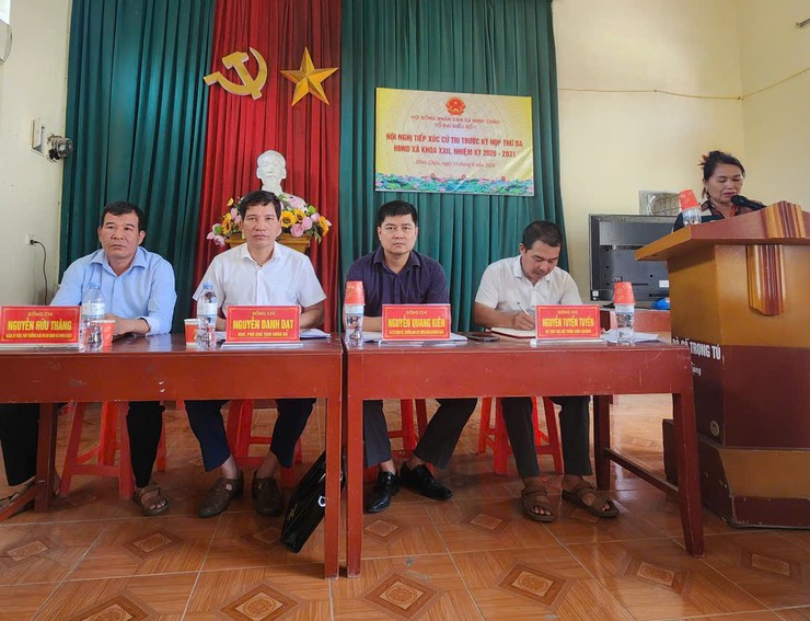 Xã Minh Châu tổ chức tiếp xúc cử tri trước kỳ họp thứ Ba – HĐND xã khóa XXII, nhiệm kỳ 2026 – 2031.- Ảnh 6.