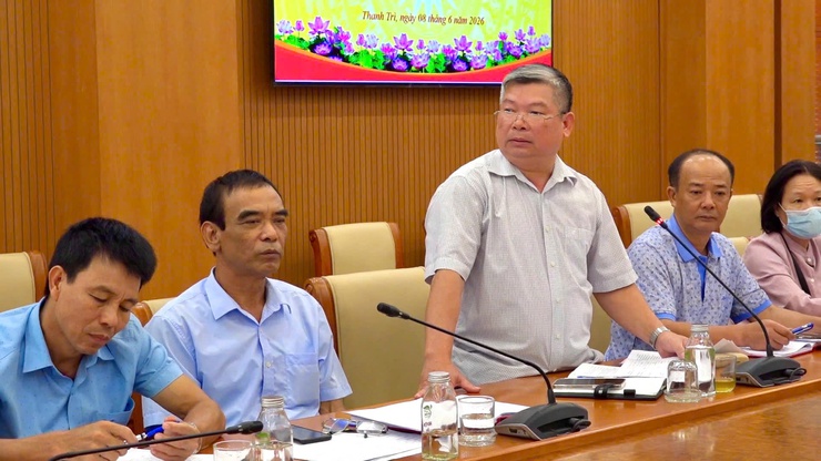 UBND xã Thanh Trì triển khai hướng dẫn lấy ý kiến nhân dân phục vụ xây dựng Đề án sắp xếp, sáp nhập thôn- Ảnh 2.