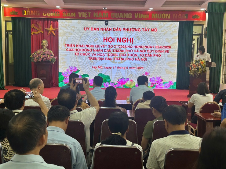 Phường Tây Mỗ triển khai thực hiện Phương án sắp xếp tổ dân phố trên địa bàn- Ảnh 1.