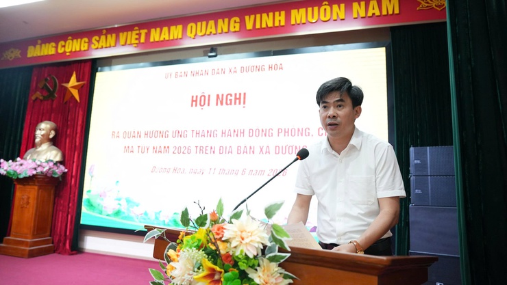 Xã Dương Hòa ra quân hưởng ứng Tháng hành động phòng, chống ma túy năm 2026- Ảnh 4.