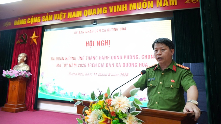 Xã Dương Hòa ra quân hưởng ứng Tháng hành động phòng, chống ma túy năm 2026- Ảnh 5.