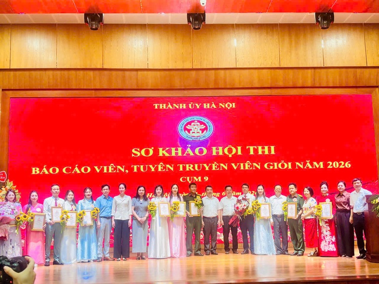 DÂN HÒA GHI DẤU ẤN TẠI HỘI THI BÁO CÁO VIÊN, TUYÊN TRUYỀN VIÊN GIỎI THÀNH PHỐ HÀ NỘI NĂM 2026- Ảnh 1.