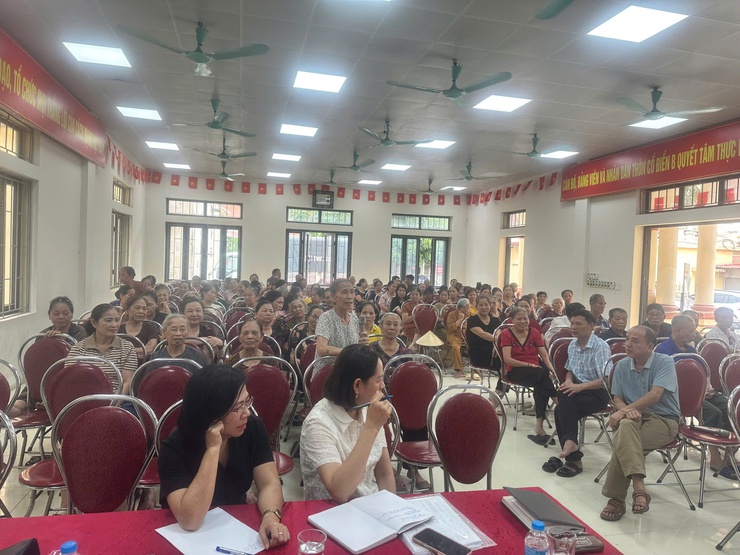 Nhân dân thôn Cổ Điển B thống nhất cao phương án sắp xếp đơn vị dân cư- Ảnh 1.
